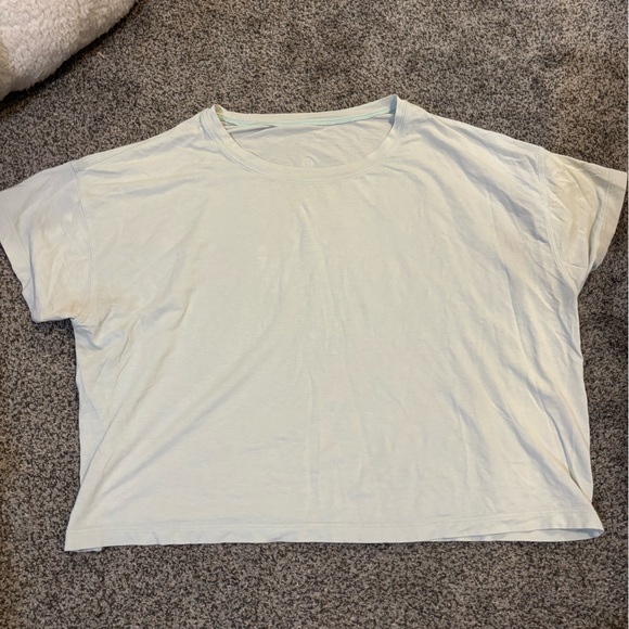 Lululemon Cotton Cropped Tee - Picture 1 of 3